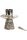 Altarkerzenhalter vernickelt H 7,5 cm