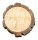 Teller Holz natur mit Rinde D 8 cm