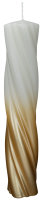 Kerzen Elegant Twist Wollweiß-Gold 300 x Ø...