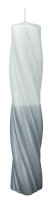 Kerzen Elegant Twist Grau-Zinn 300 x Ø 60 mm