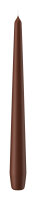 Spitzkerzen Kastanie Braun 250 x Ø 25 mm, 50...