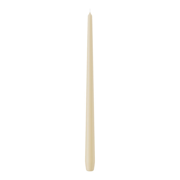 Spitzkerzen durchgefärbt Bisquit 400 x Ø 25 mm, 6 Stück