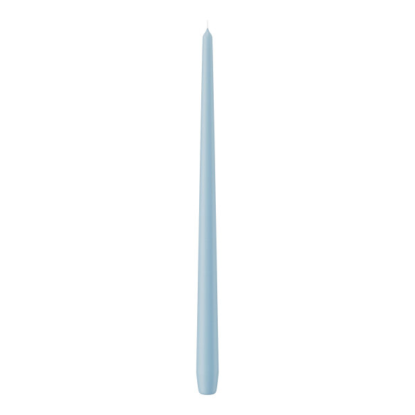 Spitzkerzen durchgefärbt Hellblau 400 x Ø 25 mm, 6 Stück
