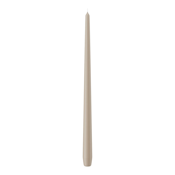 Spitzkerzen durchgefärbt Schlamm 400 x Ø 25 mm, 6 Stück