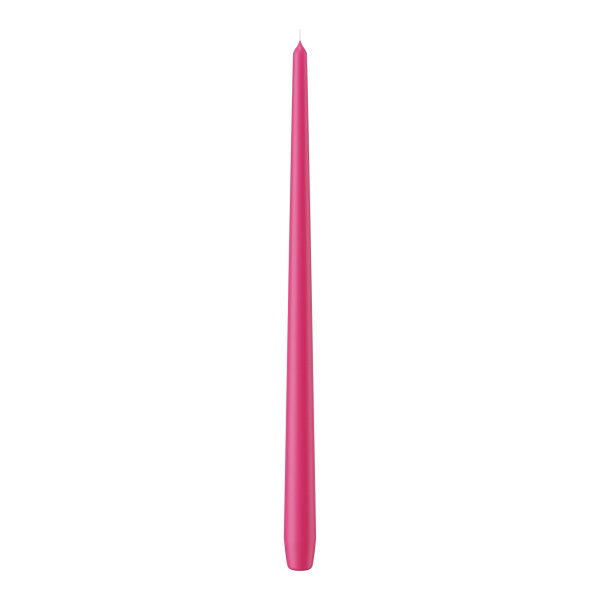Spitzkerzen durchgefärbt Pink 400 x Ø 25 mm, 6 Stück
