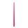 Spitzkerzen durchgefärbt Pink 400 x Ø 25 mm, 6 Stück