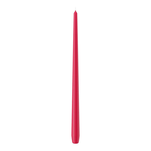 Spitzkerzen durchgefärbt Magenta 400 x Ø 25 mm, 6 Stück