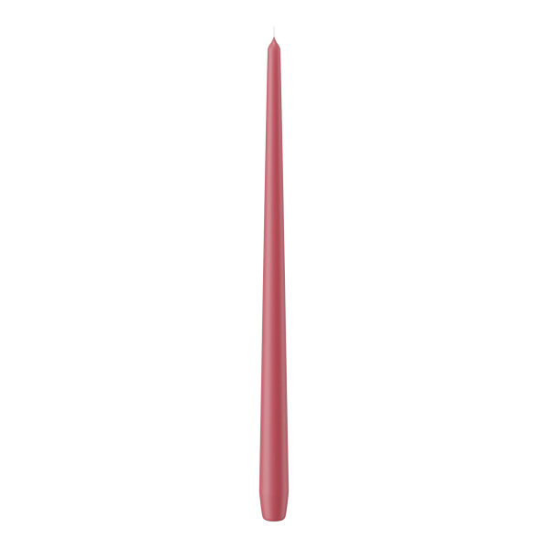 Spitzkerzen durchgefärbt Erdbeerrosa 400 x Ø 25 mm, 6 Stück