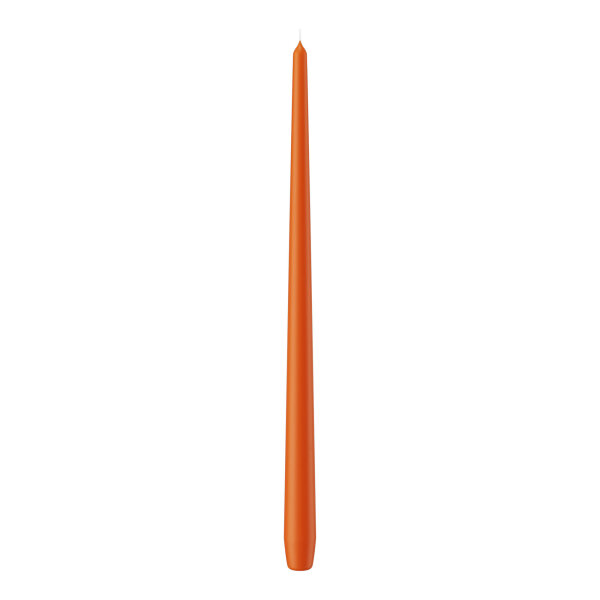 Spitzkerzen durchgefärbt Aprikose Orange 400 x Ø 25 mm, 6 Stück