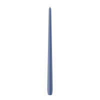 Spitzkerzen durchgefärbt Grau-Blau 400 x Ø 25...