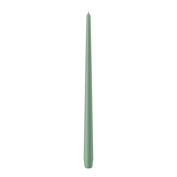 Spitzkerzen durchgefärbt Reseda 400 x Ø 25 mm, 6 Stück