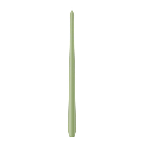 Spitzkerzen durchgefärbt Pastell Grün Aloe Vera 400 x Ø 25 mm, 6 Stück