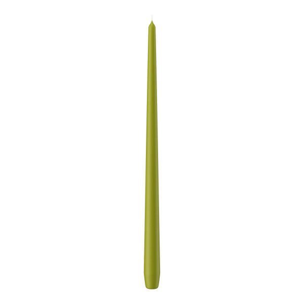 Spitzkerzen durchgefärbt Grün 400 x Ø 25 mm, 6 Stück