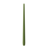 Spitzkerzen durchgefärbt Olive 400 x Ø 25 mm,...