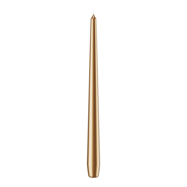 Spitzkerzen Gold 300 x Ø 25 mm, 6 Stück