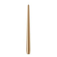 Spitzkerzen Gold 300 x Ø 25 mm, 6 Stück
