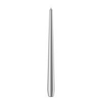 Spitzkerzen Silber 300 x Ø 25 mm, 6 Stück
