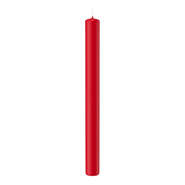 Stabkerzen Rot 250 x Ø 22 mm, 10 Stück