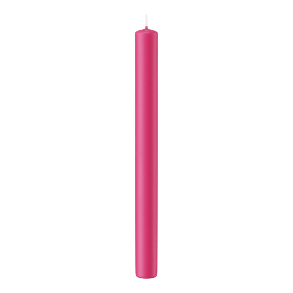Stabkerzen Pink 250 x Ø 22 mm, 10 Stück