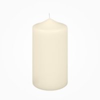 Premium Stumpenkerzen Champagner 150 x 80 mm, 1 Stück