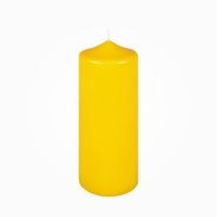 Premium Stumpenkerzen Zitrone 200 x 80 mm, 1 Stück