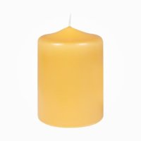 Premium Stumpenkerzen Honig 100 x 70 mm, 1 Stück