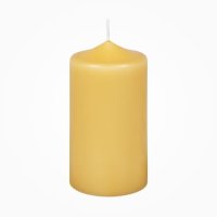 Premium Stumpenkerzen Honig 150 x 80 mm, 1 Stück