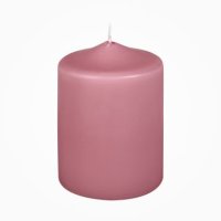 Premium Stumpenkerzen Staubrosa 100 x 70 mm, 1 Stück