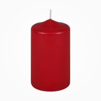 Premium Stumpenkerzen Rot 120 x 70 mm, 1 Stück