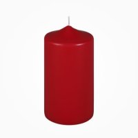 Premium Stumpenkerzen Rot 150 x 80 mm, 1 Stück