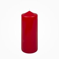 Premium Stumpenkerzen Antik Rot 200 x 80 mm, 1 Stück
