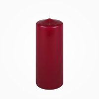 Premium Stumpenkerzen Bordeaux 150 x 60 mm, 1 Stück