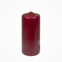 Premium Stumpenkerzen Burgund 200 x 80 mm, 1 Stück