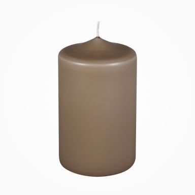 Premium Stumpenkerzen Flachs 120 x 70 mm, 1 Stück