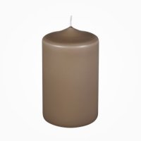 Premium Stumpenkerzen Flachs 120 x 70 mm, 1 Stück