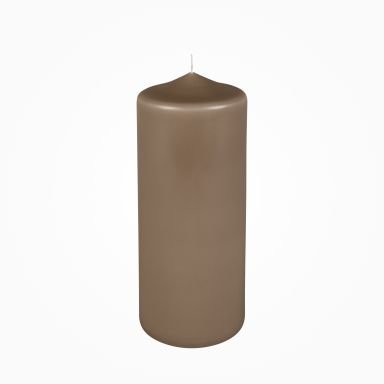 Premium Stumpenkerzen Flachs 200 x 80 mm, 1 Stück