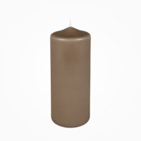 Premium Stumpenkerzen Flachs 200 x 80 mm, 1 Stück