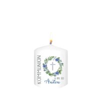 Gastgeschenk Kommunionkerze 60 x Ø 50 mm in...