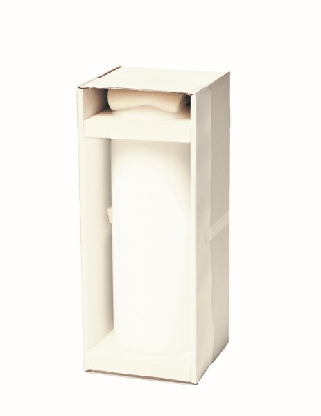 Kerzenrohling Weiß 250 x Ø 80 mm im Klarsichtkarton